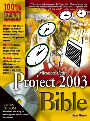 cover image of Microsoft Office Project 2003 Bible